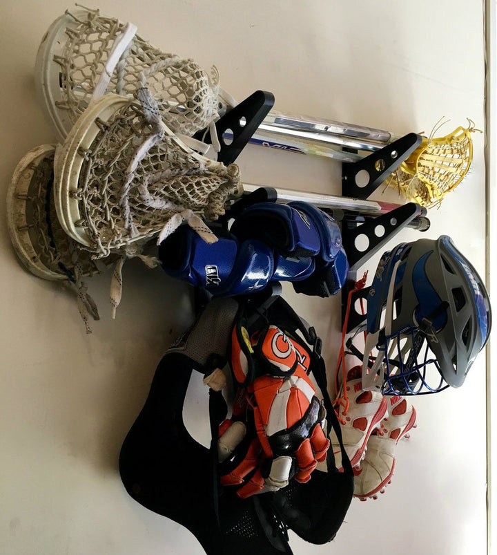Lacrosse Stick Storage Rack for 12+ Sticks | Trifecta