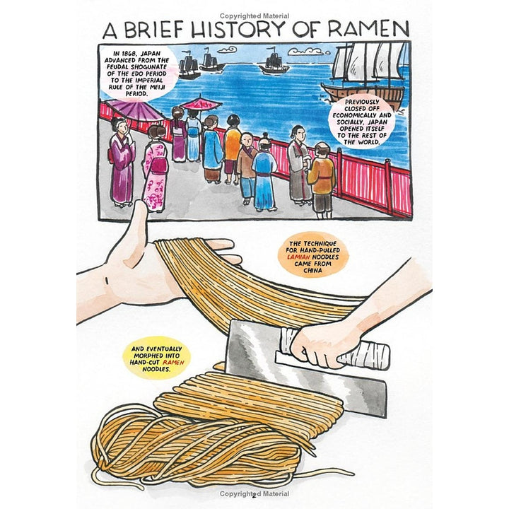 Let's Make Ramen!: A Comic Book Cookbook Spiral-Bound