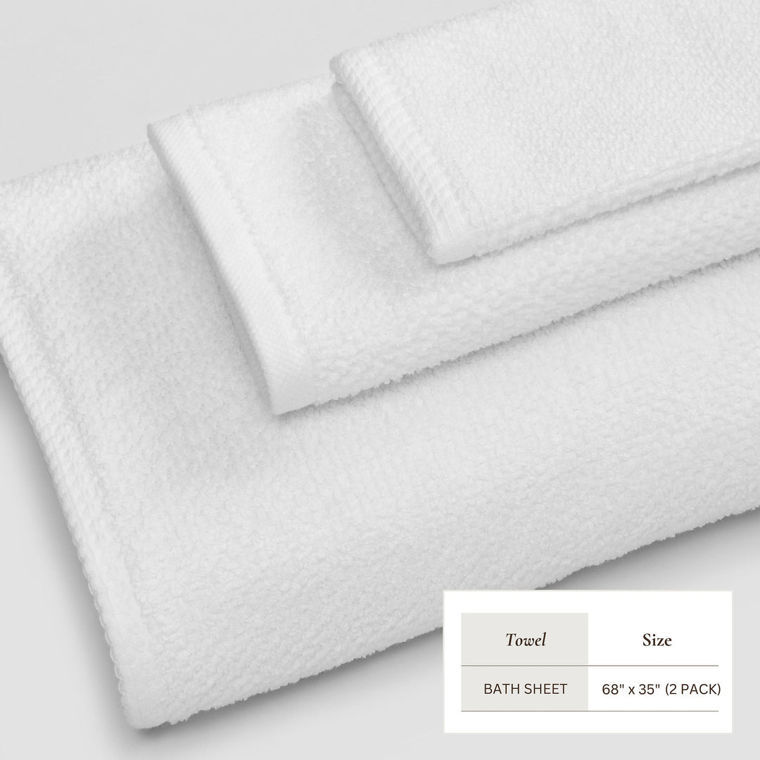 Cotton Bath Towel Set - Acacia Collection