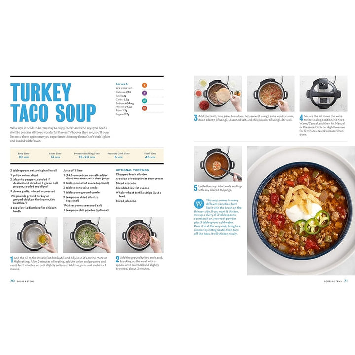 The Lighter Step-By-Step Instant Pot Cookbook: Easy Recipes for a Slimmer, Healthier You Spiral Bound