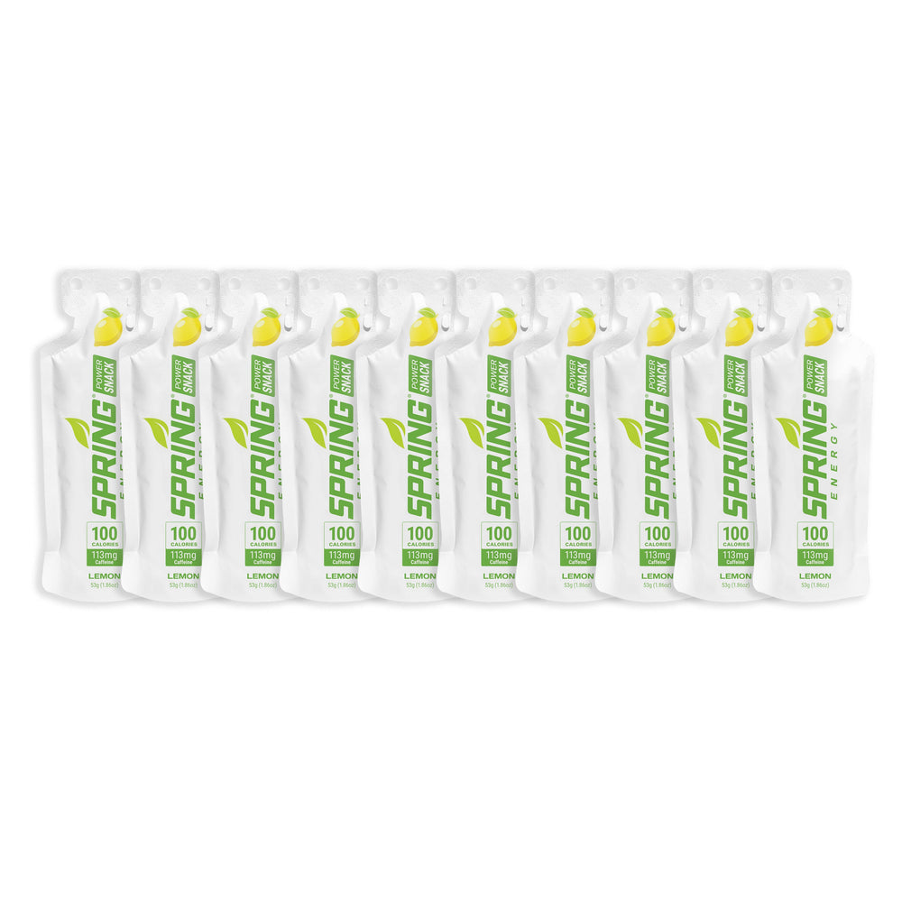 myspringenergy Lemon Power Snack with 113 mg of Caffeine 100 Kcal