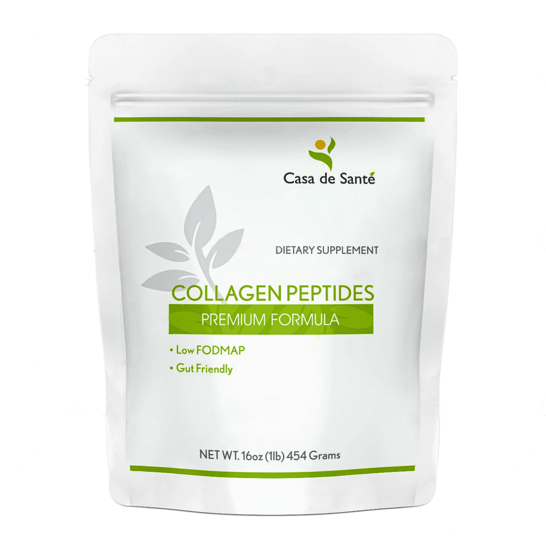 casa de sante Low FODMAP Certified Elemental Collagen Peptides for IBS & SIBO| Keto Paleo Gut Friendly, Gluten Lactose Soy Sugar & Grain Free| No Carb, All Natural Non GMO