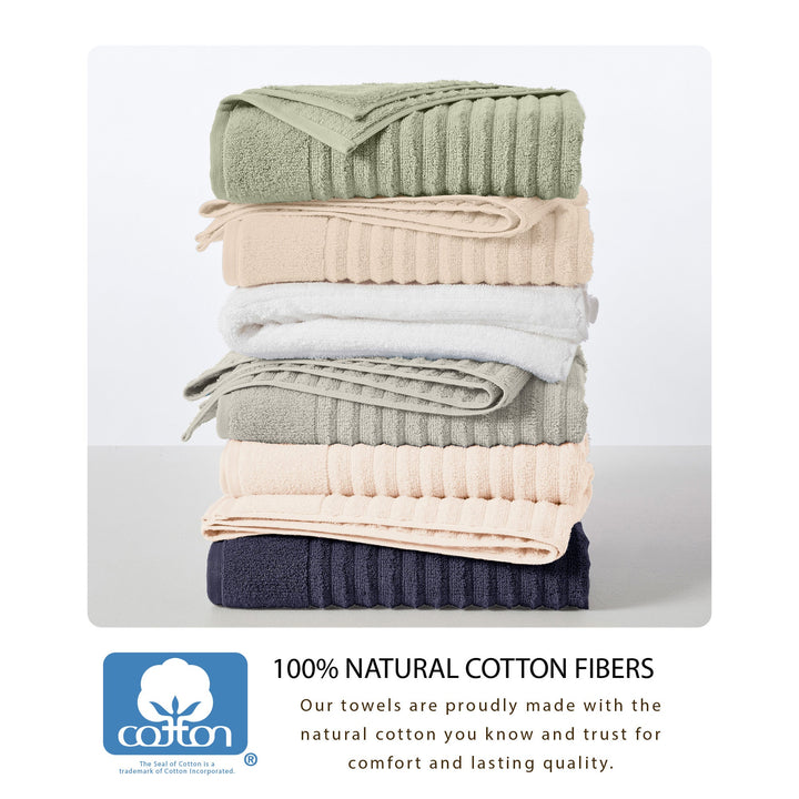 Combed Cotton Bath Towels - Karina Collection