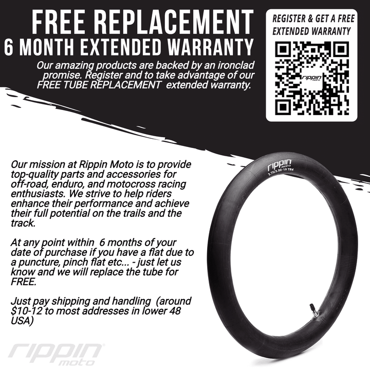 Rippin Moto 70/100-19 E-Moto 19" Inner Tube 2.75/3.00-19 for Surron, E-Ride PRO & Talaria