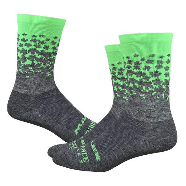 Maple Race Wool Lightweight Running Socks - Neons