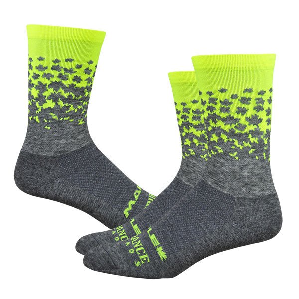 Maple Race Wool Lightweight Running Socks - Neons