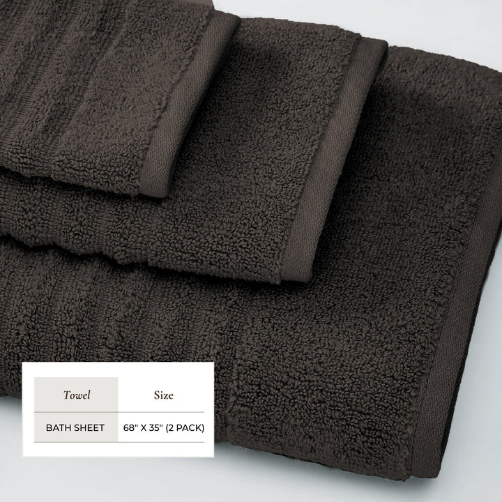 Combed Cotton Bath Towels - Karina Collection