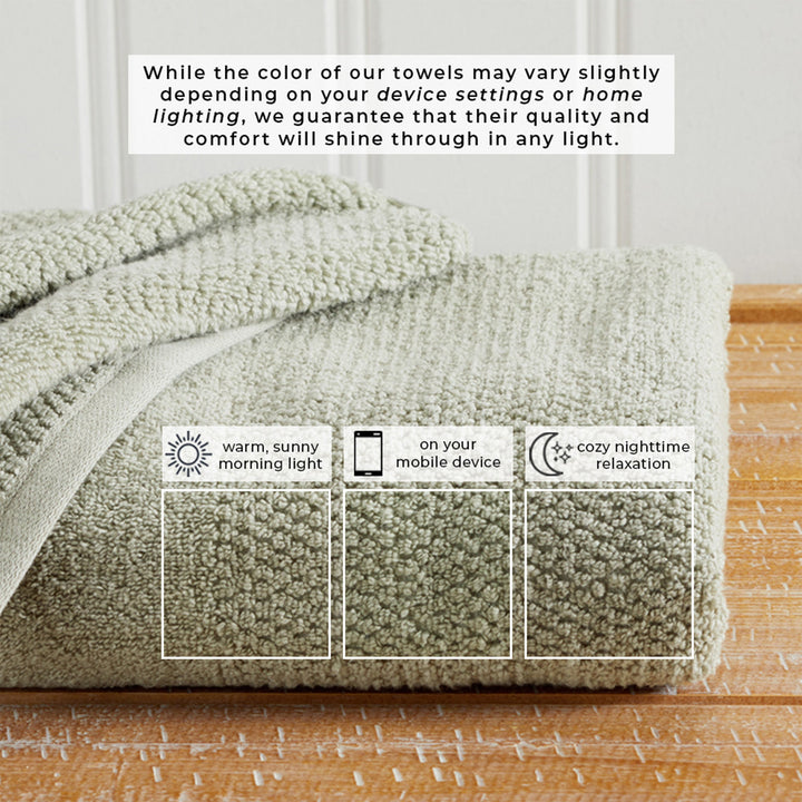 Cotton Woven Bath Towel Set - Marbella Collection