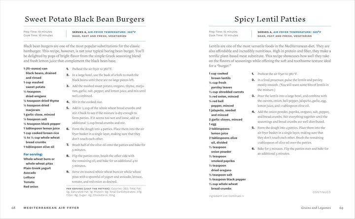Mediterranean Air Fryer: 95 Healthy Recipes to Fry, Roast, Bake, and Grill Spiral Bound