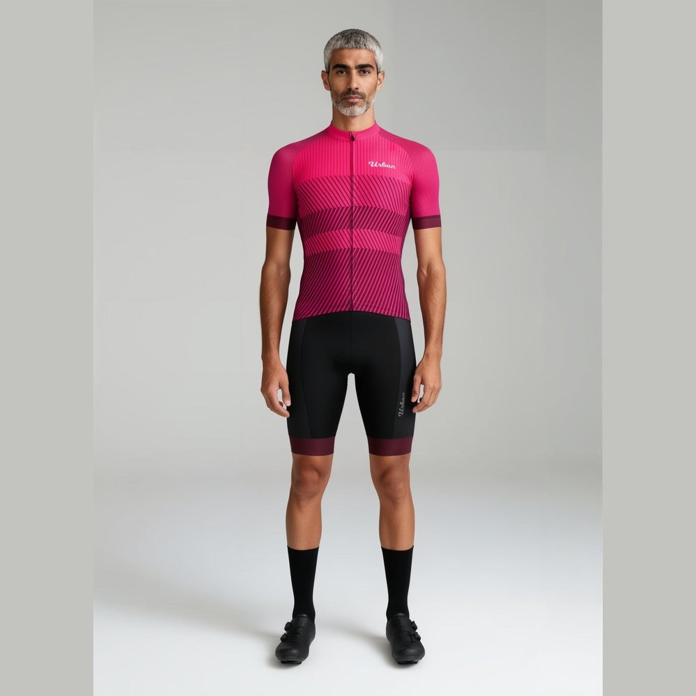 Urban Cycling Men's Apex Short Sleeve Jerseys / Bib Shorts