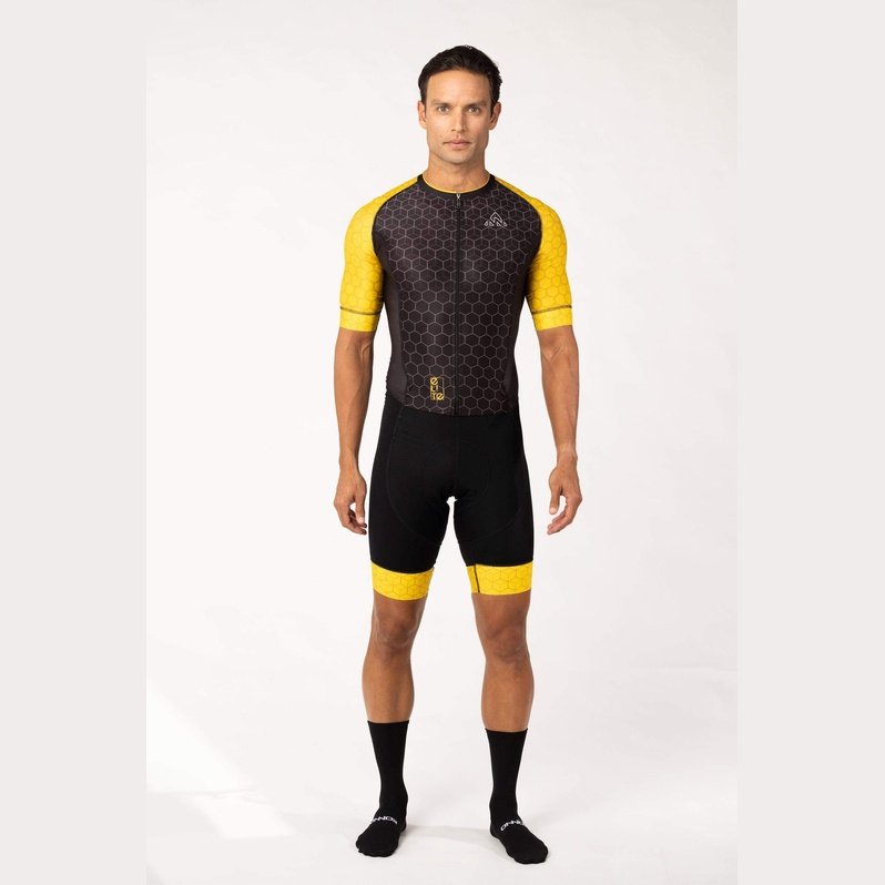 Onnor Sport Men's Bumblebee Elite Cycling Skinsuit