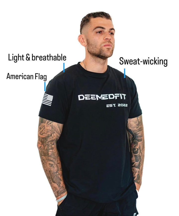 DeemedFit Men's Gym Tee "Compellence"