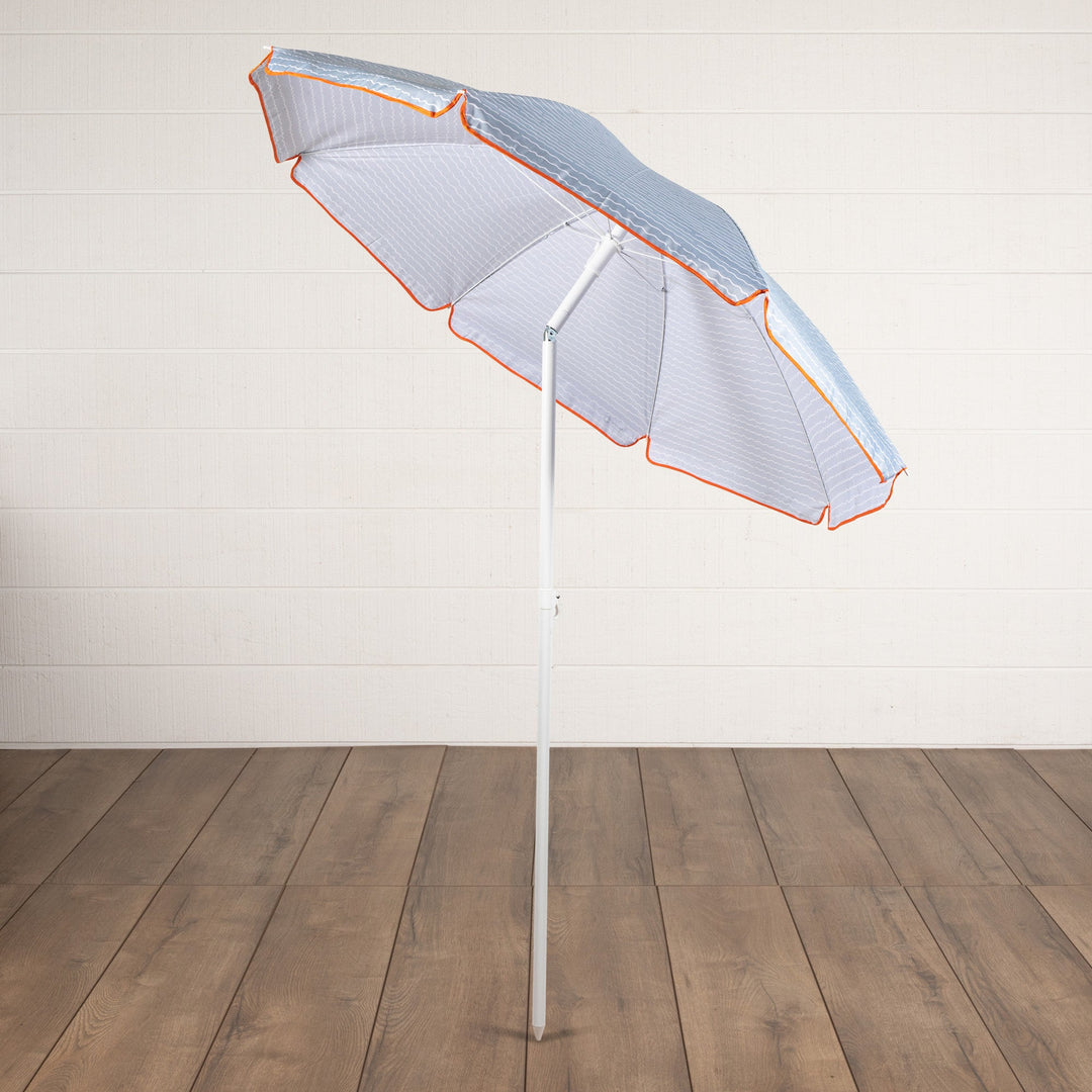 Picnic Time 5.5 Ft. Portable Beach Umbrella