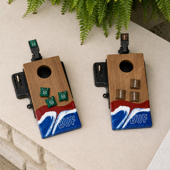 Mini Cornhole Set - Tabletop Resin & Wood | Gameday