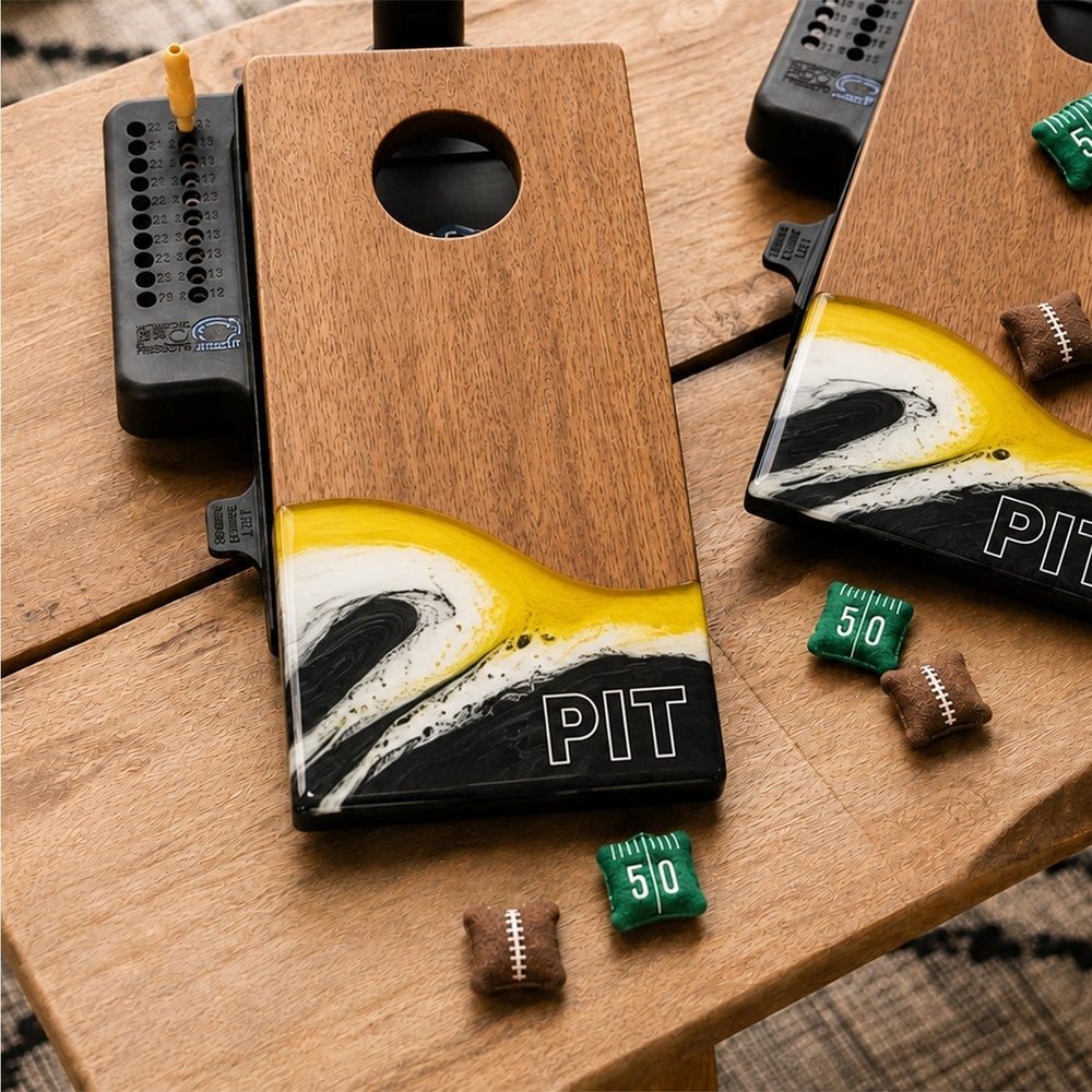 Mini Cornhole Set - Tabletop Resin & Wood | Gameday