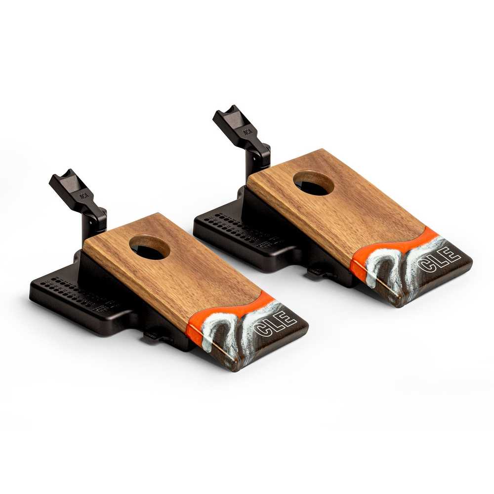 Mini Cornhole Set - Tabletop Resin & Wood | Gameday