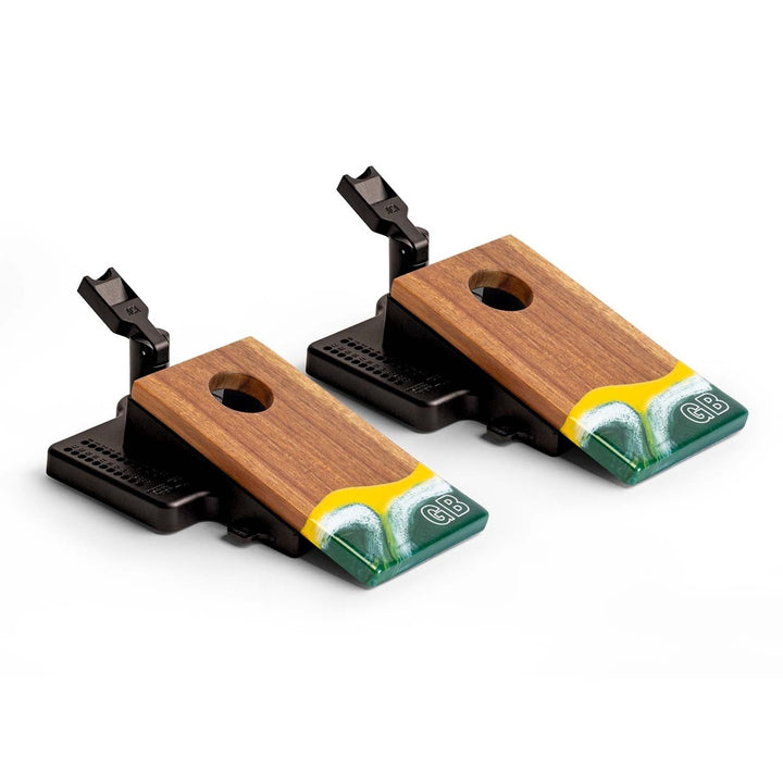Mini Cornhole Set - Tabletop Resin & Wood | Gameday