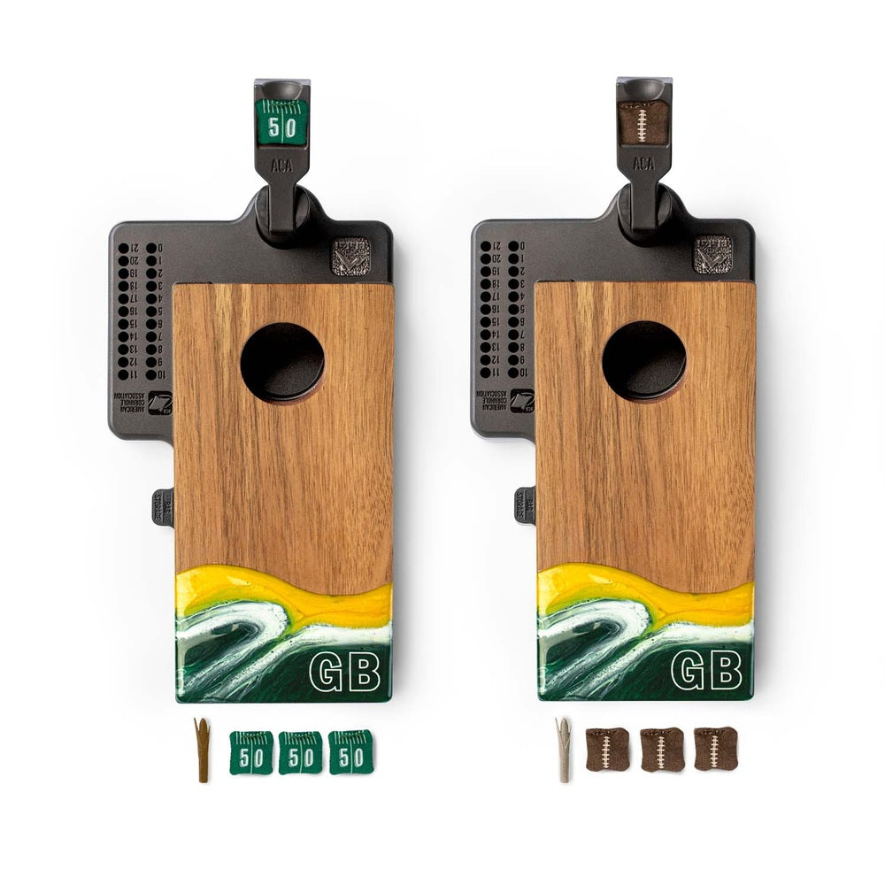 Mini Cornhole Set - Tabletop Resin & Wood | Gameday