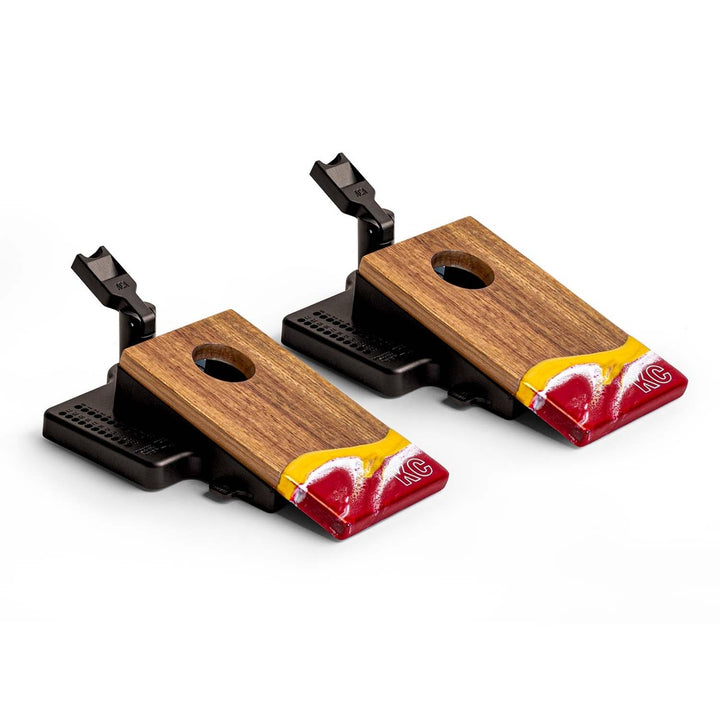 Mini Cornhole Set - Tabletop Resin & Wood | Gameday