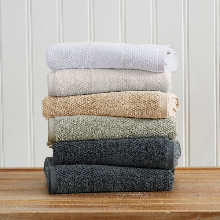 Cotton Woven Bath Towel Set - Marbella Collection