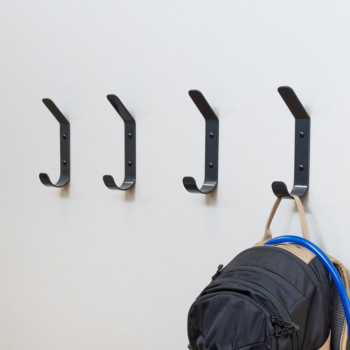 Crozet Multipurpose Wall Hooks 4-Pack - Storage Solution
