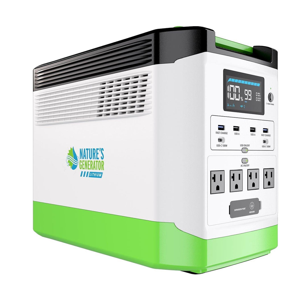 Nature's Generator Lithium Solar Generator Bundle