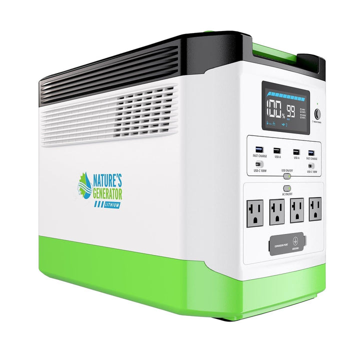 Nature's Generator Lithium Solar Generator Bundle