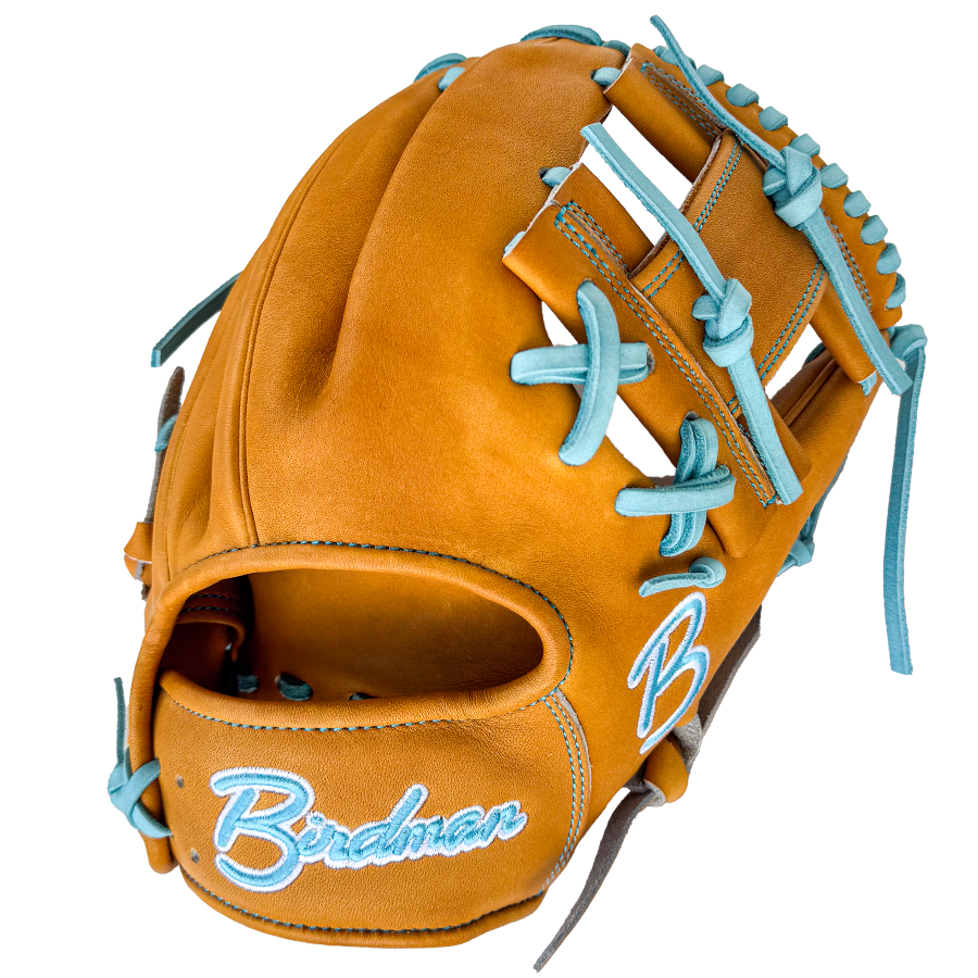 Birdman Kip 11.5" Tan/Teal Mitt