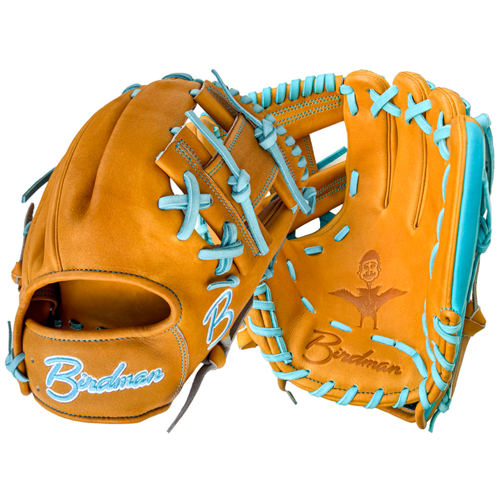 Birdman Kip 11.5" Tan/Teal Mitt