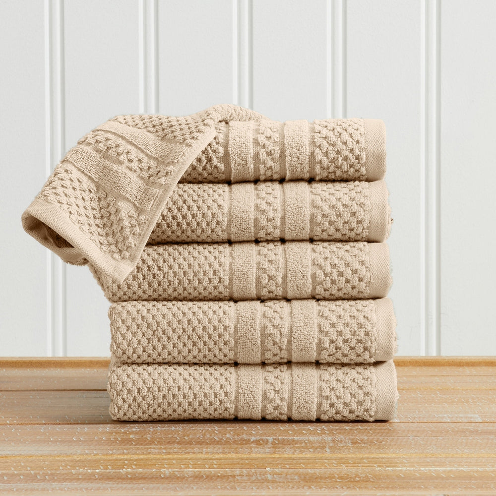 Checkered Jacquard Bath Towel Set - Giuliana Collection