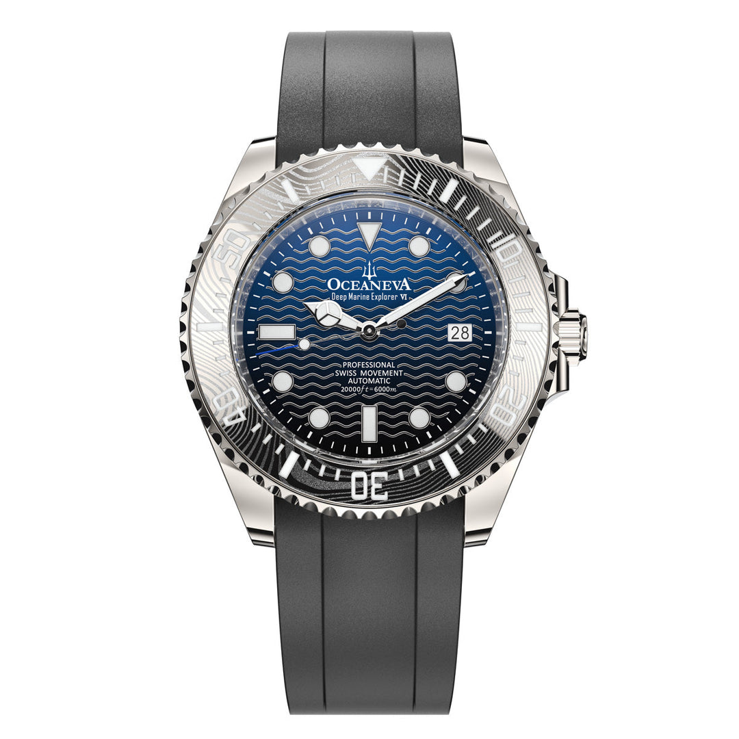 Oceaneva 6000m Titanium Watch - Deep Marine Explorer VI