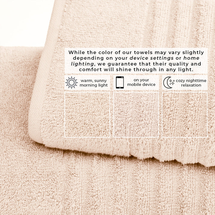Combed Cotton Bath Towels - Karina Collection