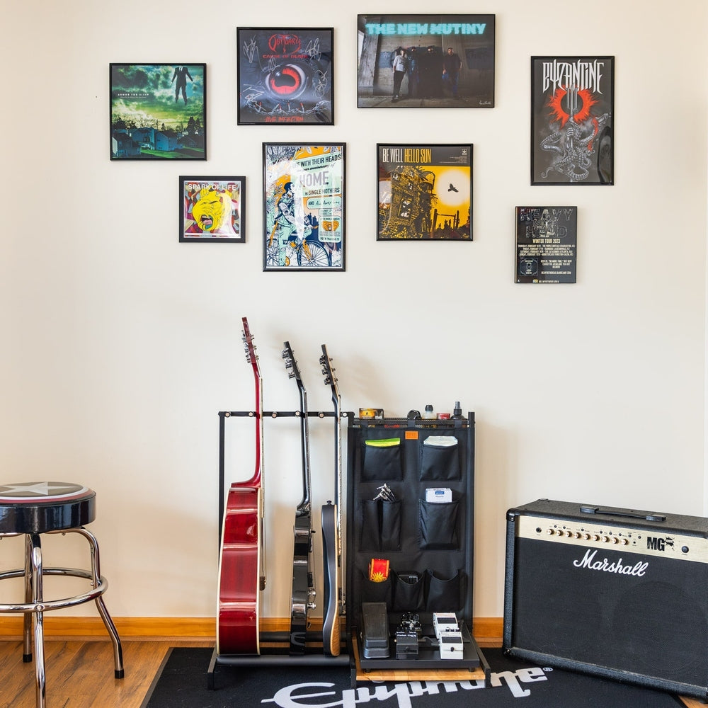 The Opener 5-Slot Guitar Rack for Safe Storage
