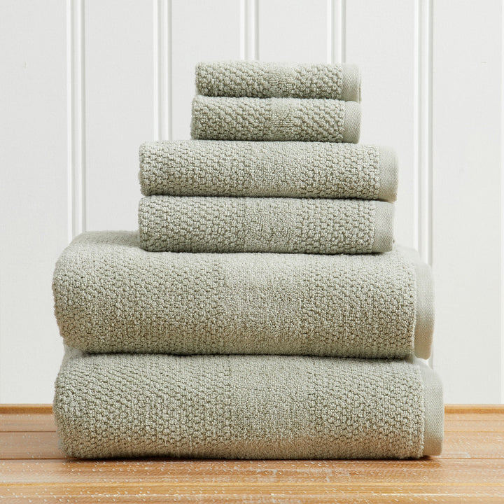 Cotton Woven Bath Towel Set - Marbella Collection
