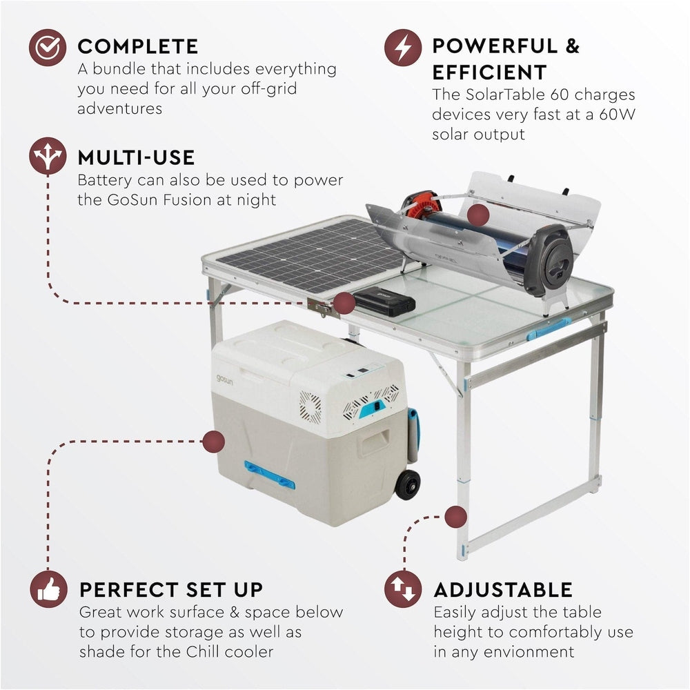 Solar Kitchen - Cook, Cool and Charge Anywhere