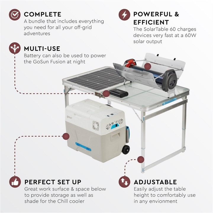 Solar Kitchen - Cook, Cool and Charge Anywhere