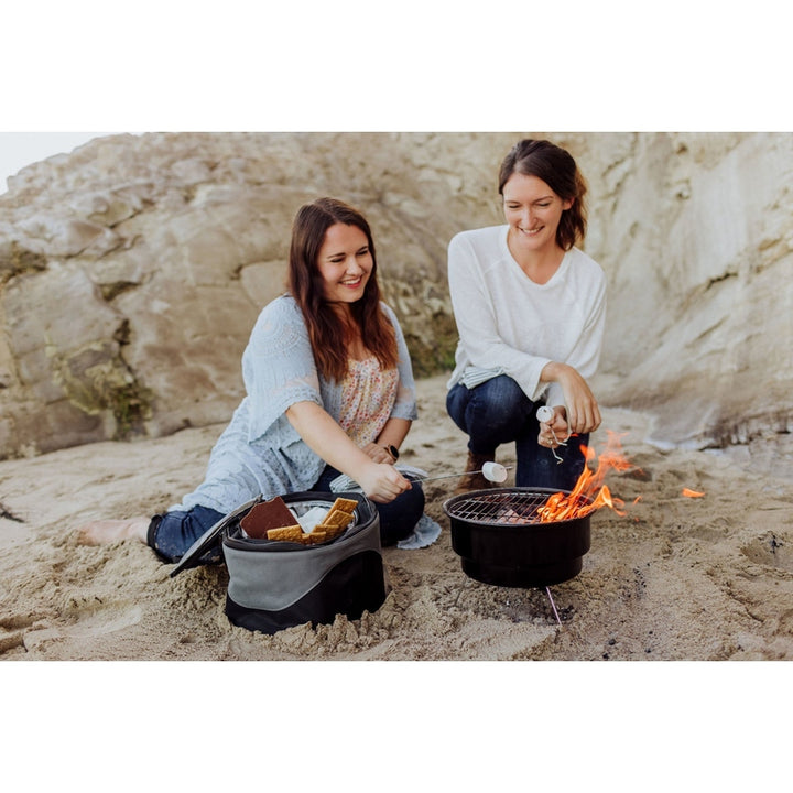 Caliente Portable Charcoal Grill & Cooler Tote