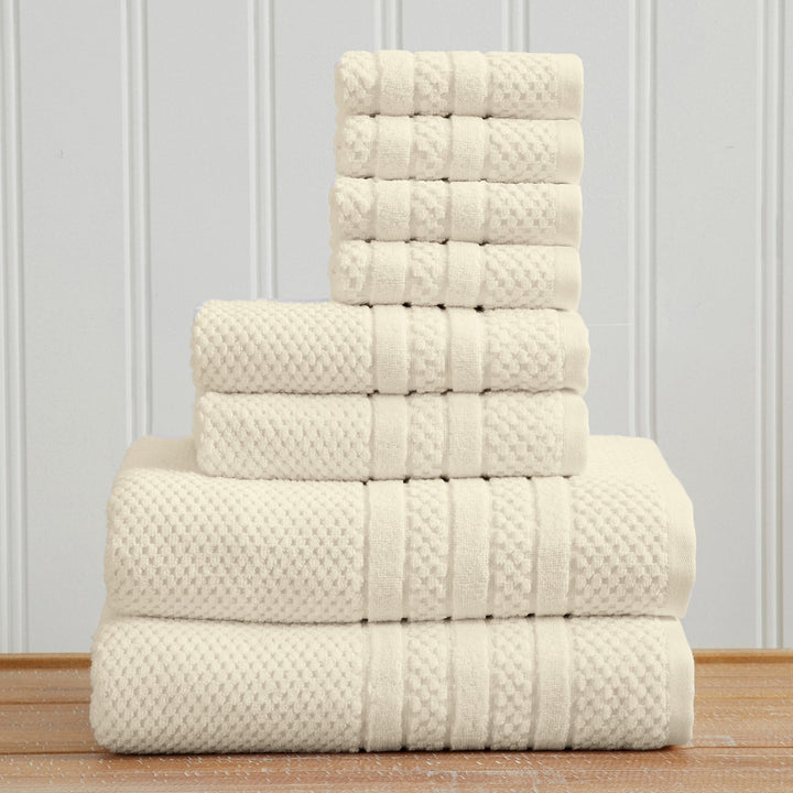 Checkered Jacquard Bath Towel Set - Giuliana Collection