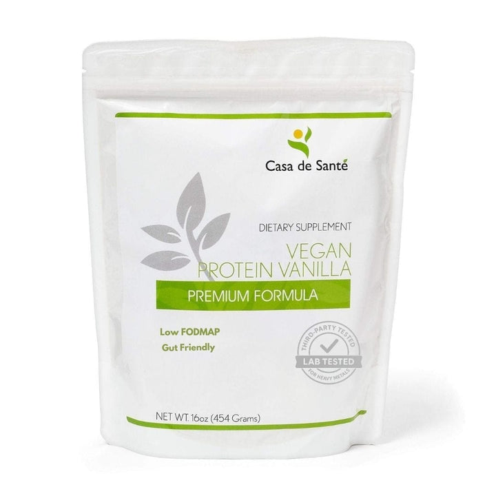 casa de sante Low FODMAP Certified Elemental Vegan Protein Powder Gut Friendly, Gluten, Dairy, Soy, Grain & Sugar Free Keto Paleo Low Carb No Seed Oil + Superfoods