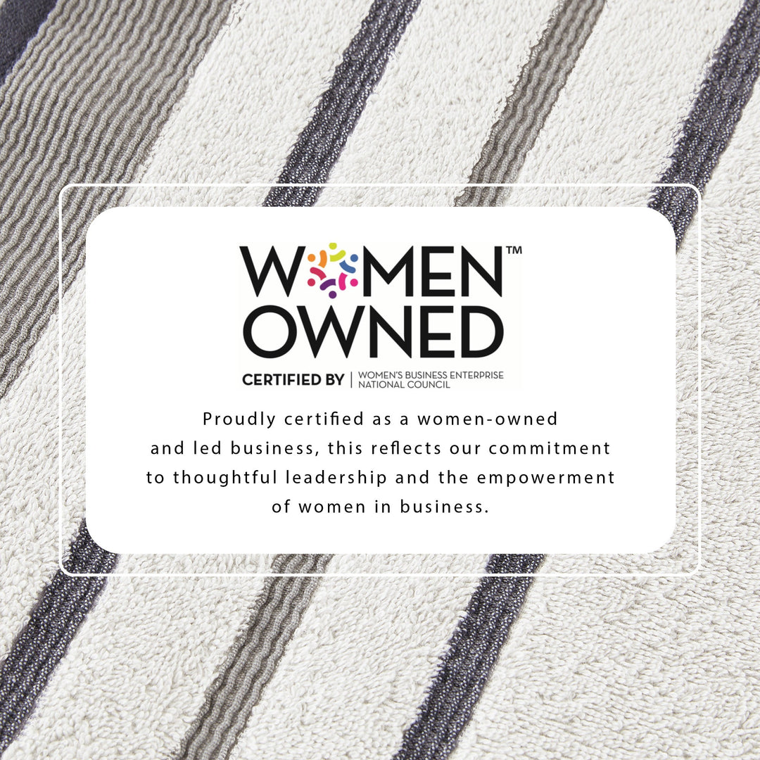 Cotton Stripe Bath Towel Set - Noelle Collection