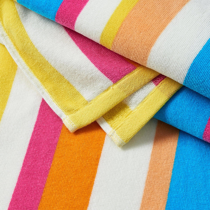 Cotton Velour Cabana Beach Towel - Novia Collection