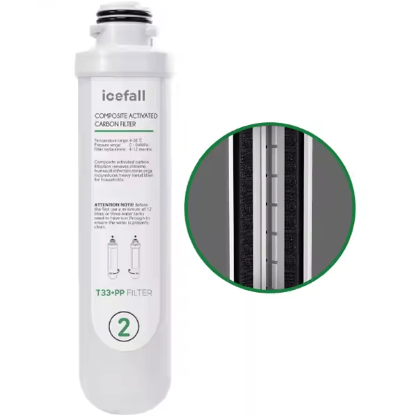Composite Activated Carbon Filter pp T33 Water Filter Active Carbon Water Filter