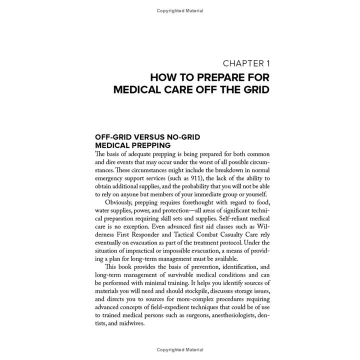 The Prepper's Medical Handbook Spiral Bound