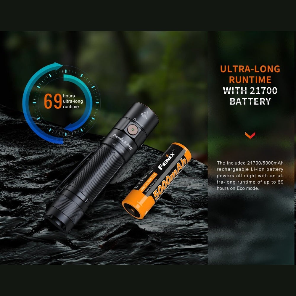 Fenix E35R High-Performance Rechargeable LED Flashlight
