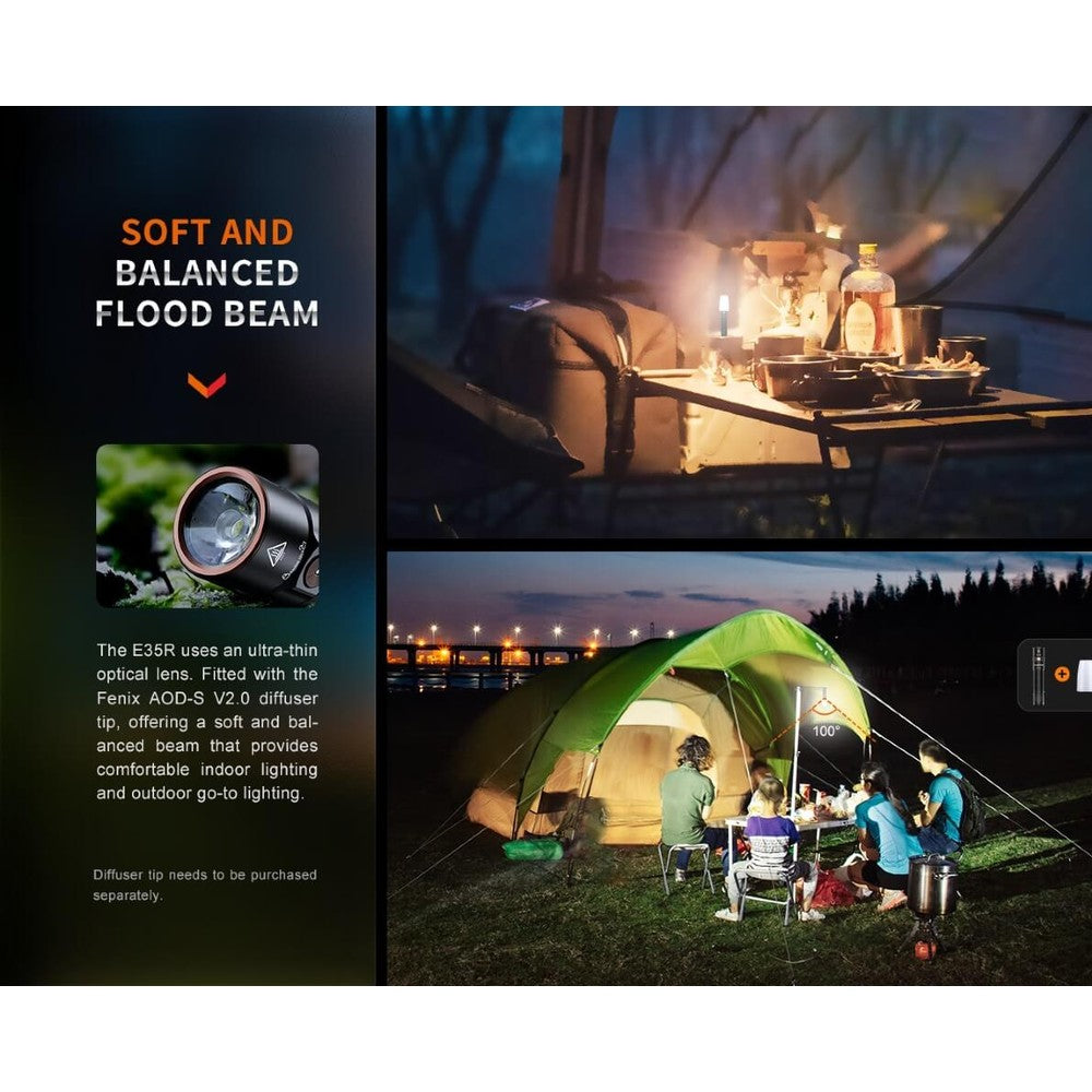 Fenix E35R High-Performance Rechargeable LED Flashlight