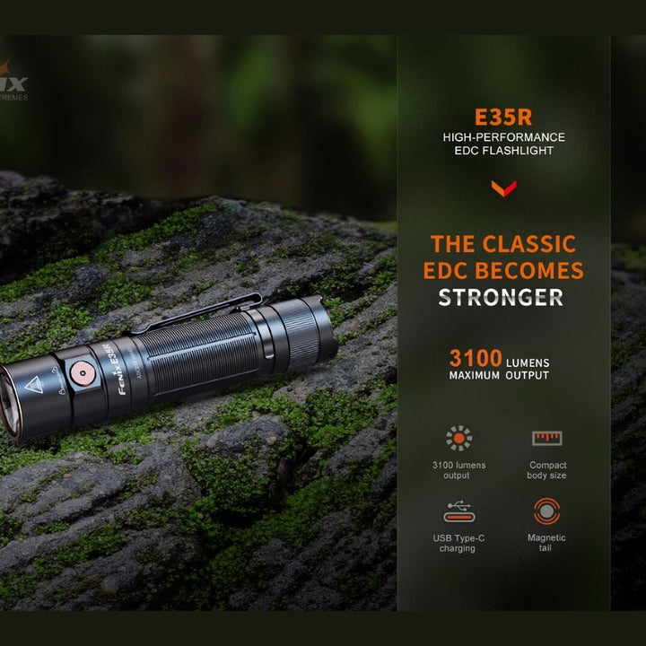 Fenix E35R High-Performance Rechargeable LED Flashlight
