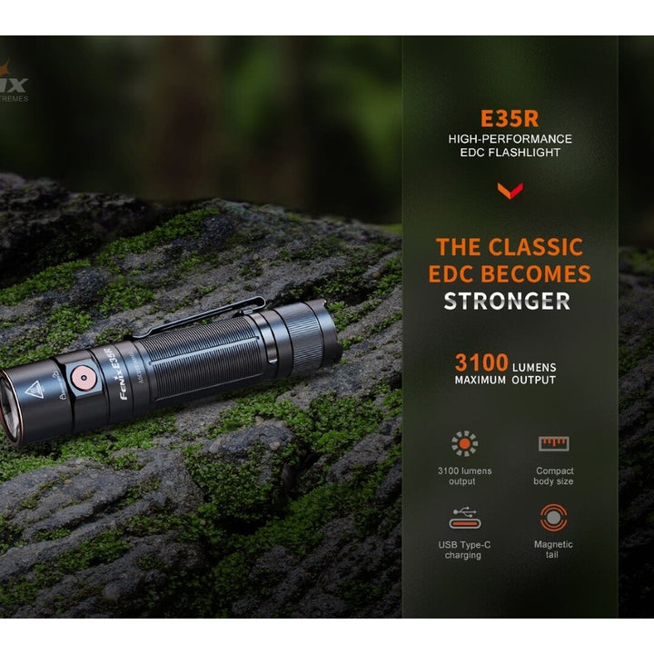 Fenix E35R High-Performance Rechargeable LED Flashlight
