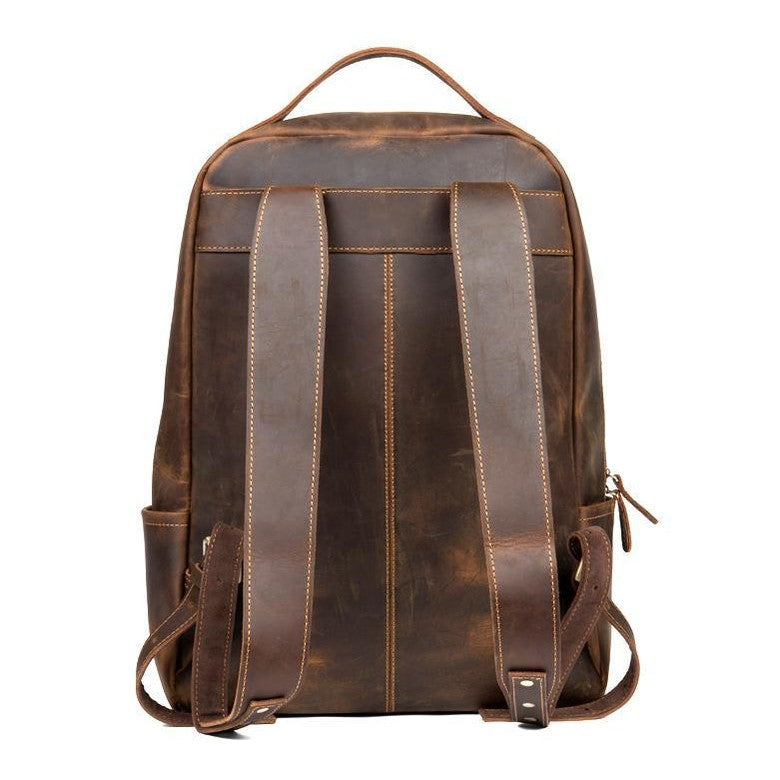 The Vernon Backpack | Genuine Vintage Leather Minimalist Backpack