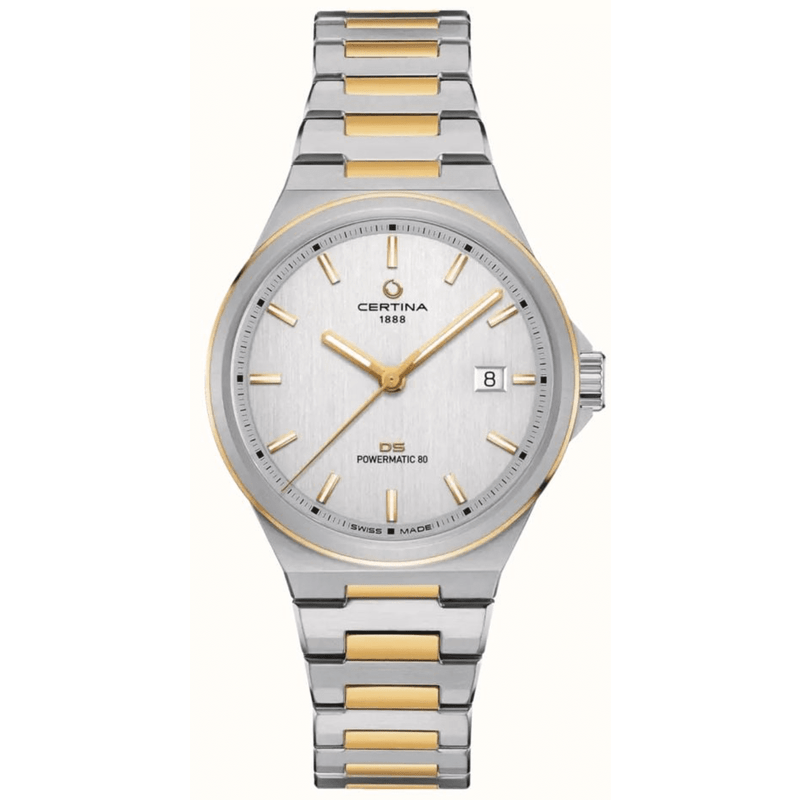 DS-7 Powermatic 80 Watch - Silver Dial Design