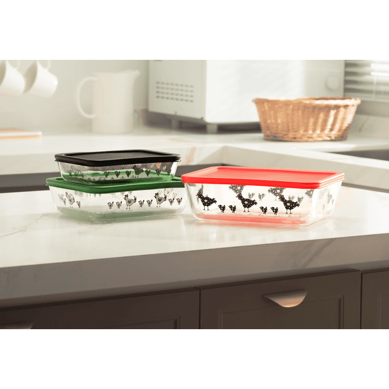 Rectangular Rooster Set